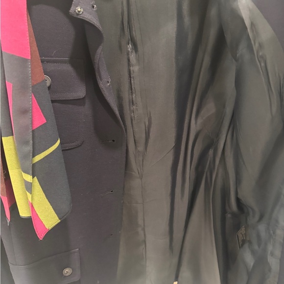 Kasper Black Blazer with Vibrant Scarf - Picture 4 of 6